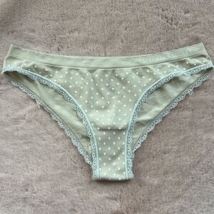 2012 Vintage Victoria's Secret Cheekini Polka Dot Panty L